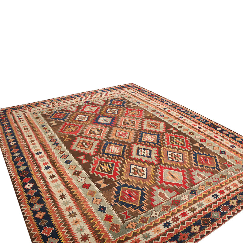 One-of-a-Kind 8'6" X 9'11" Hand Knotted Area Rug