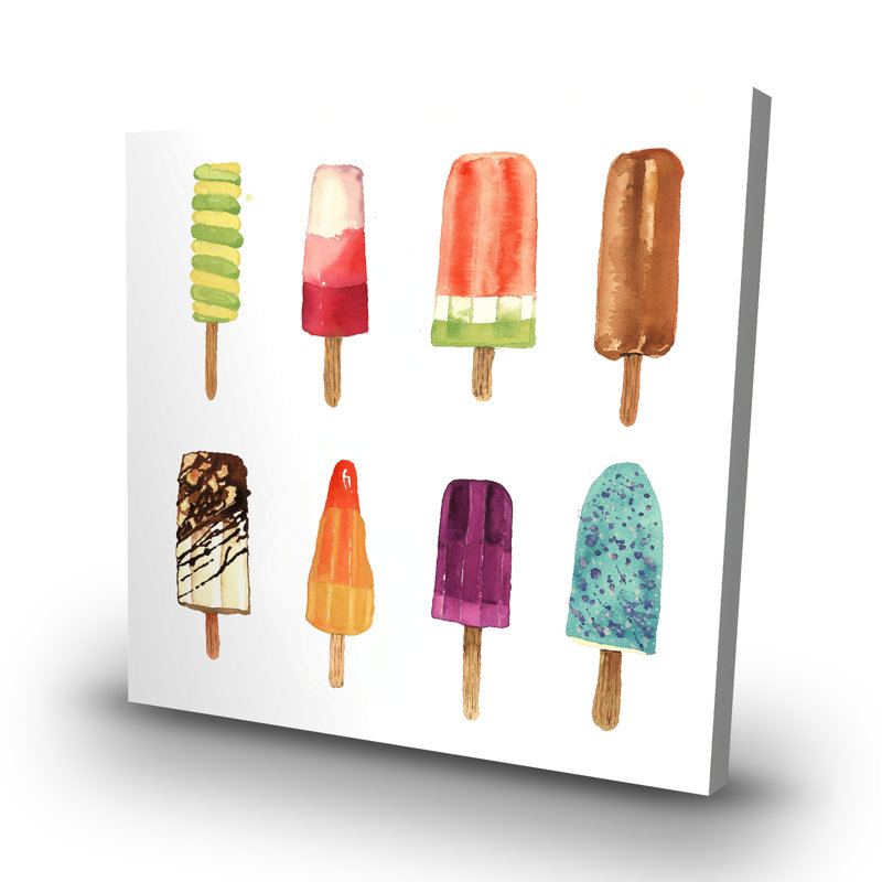 Iced lollipop - 32"x32" art on canvas