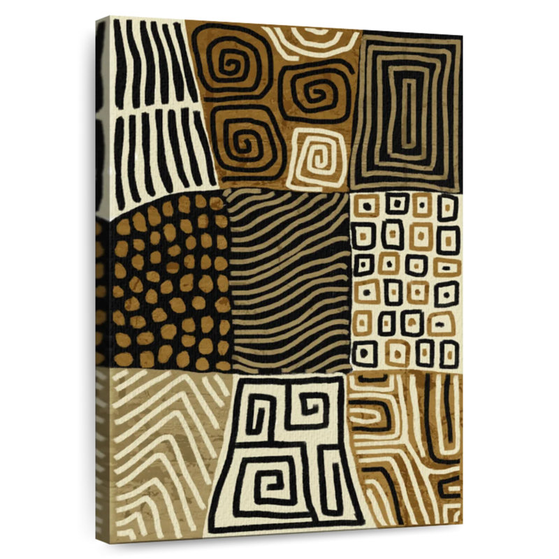 Avery Neutral Tribal Lines, 36" H x 24" W