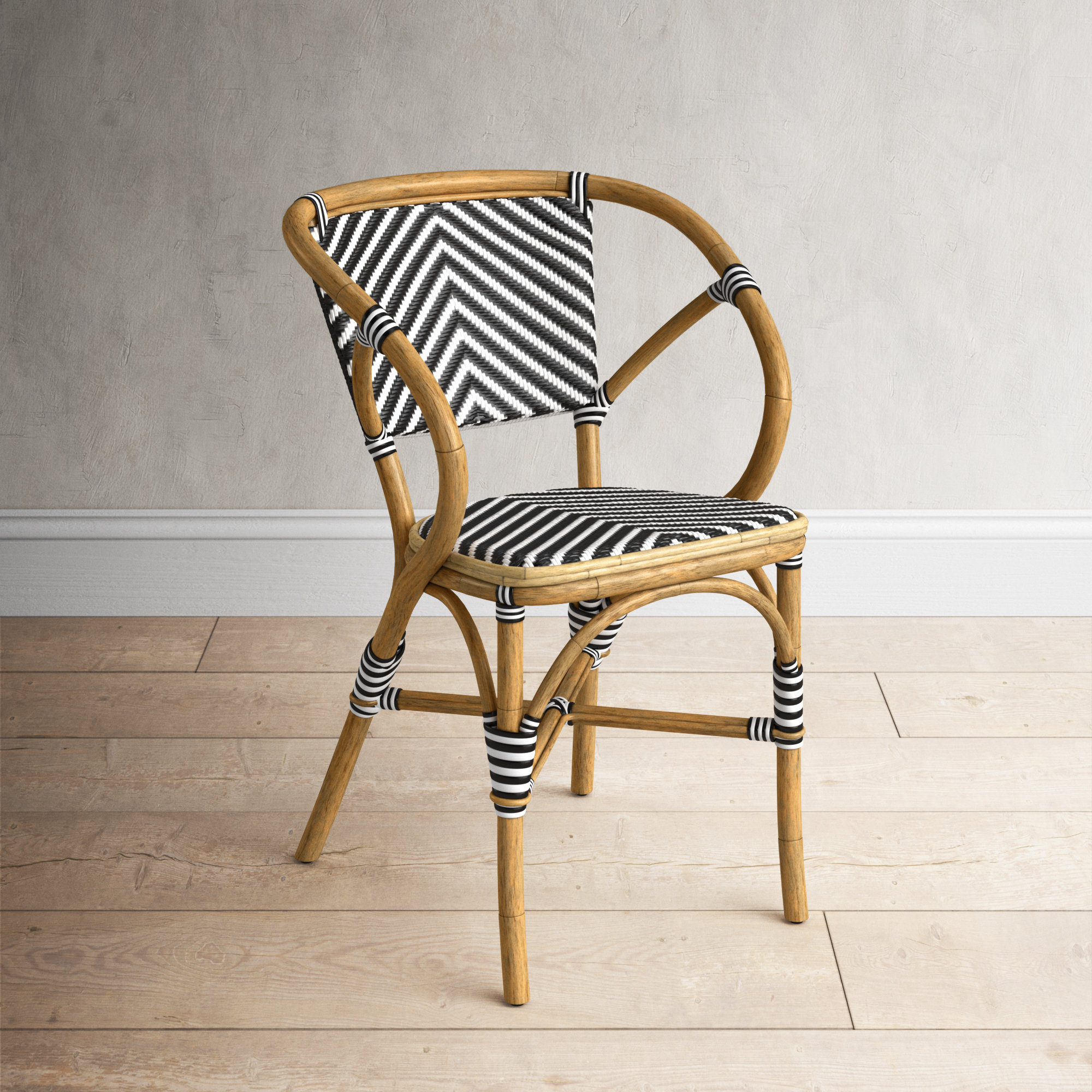 Clint Upholstered Barrel Chair, Black