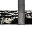 Tapis à poils longs noir et blanc Foundry Select-4746956