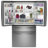 GE Profile Series Energy Star® 28.7 Cu. Ft. Smart Fingerprint Resistant 4-Door French-Door Refrigerator With Dual-Dispense Autofill Pitcher