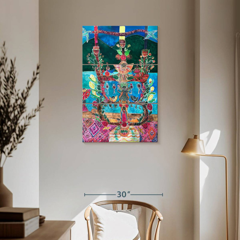 Adella Mexican Tree Of Life, 57" H x 36" W