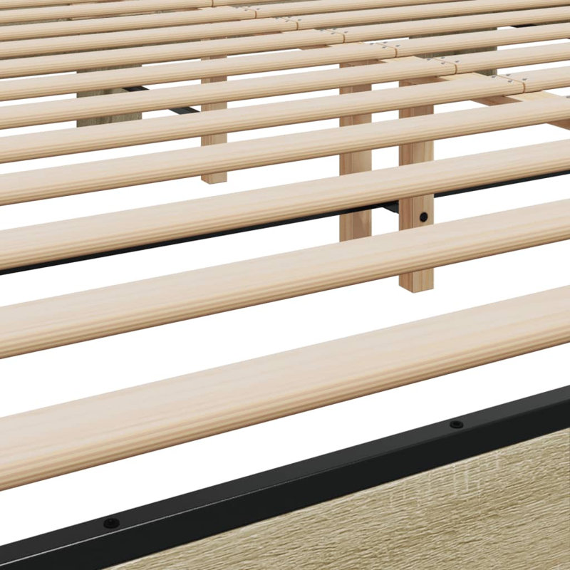 Olgun Bed, Small Single (2'6), Sonoma Oak