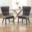 Chaise rembourrée moderne avec structure en métal-456032067