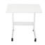 Height Adjustable Computer Table Standing Desk with Wheels-121871756-121871763