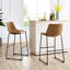Tabouret de bar / de comptoir en similicuir Oconnor-2120724882-2120724886