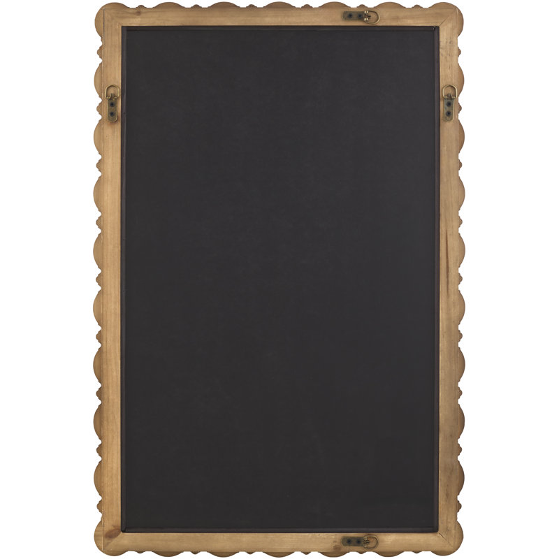 Miroir Castellanos, 36 po x 24 po, Bois naturel