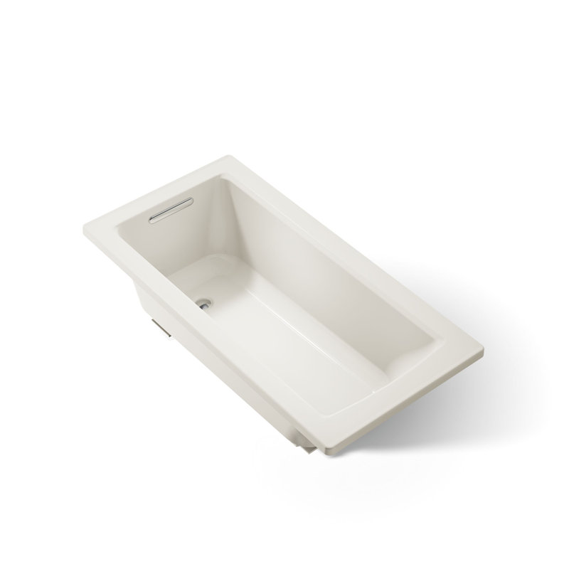 Archer 60" x 30" Soaking Bathtub, Biscuit