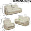 Ensemble de canapé inclinable 3 pièces Raichelle-1921781218