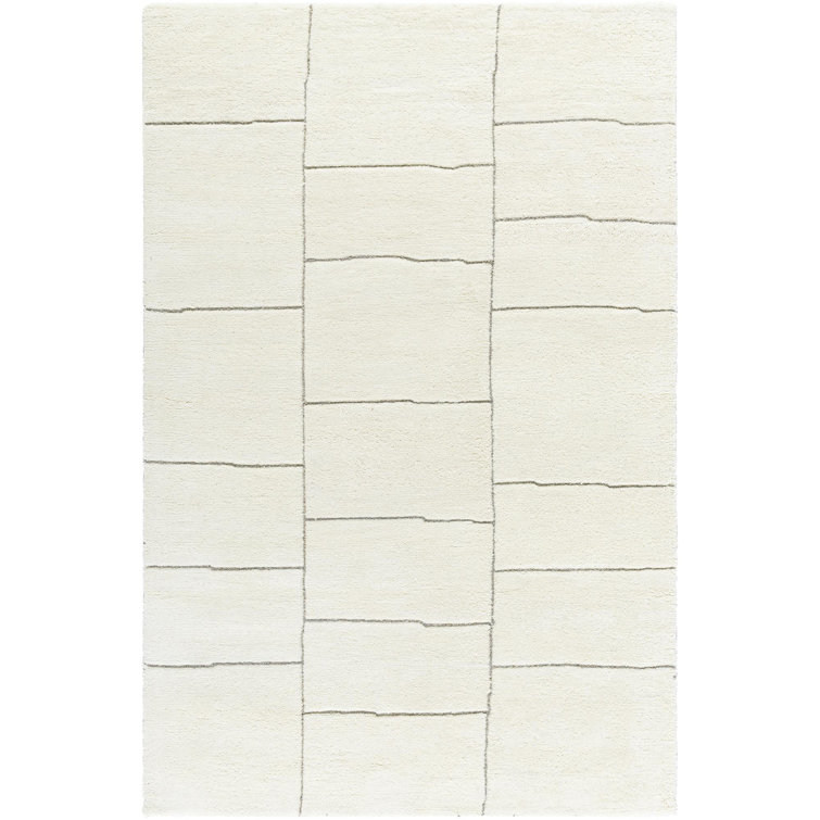 Hand Tufted Wool Geometric Indoor Rug