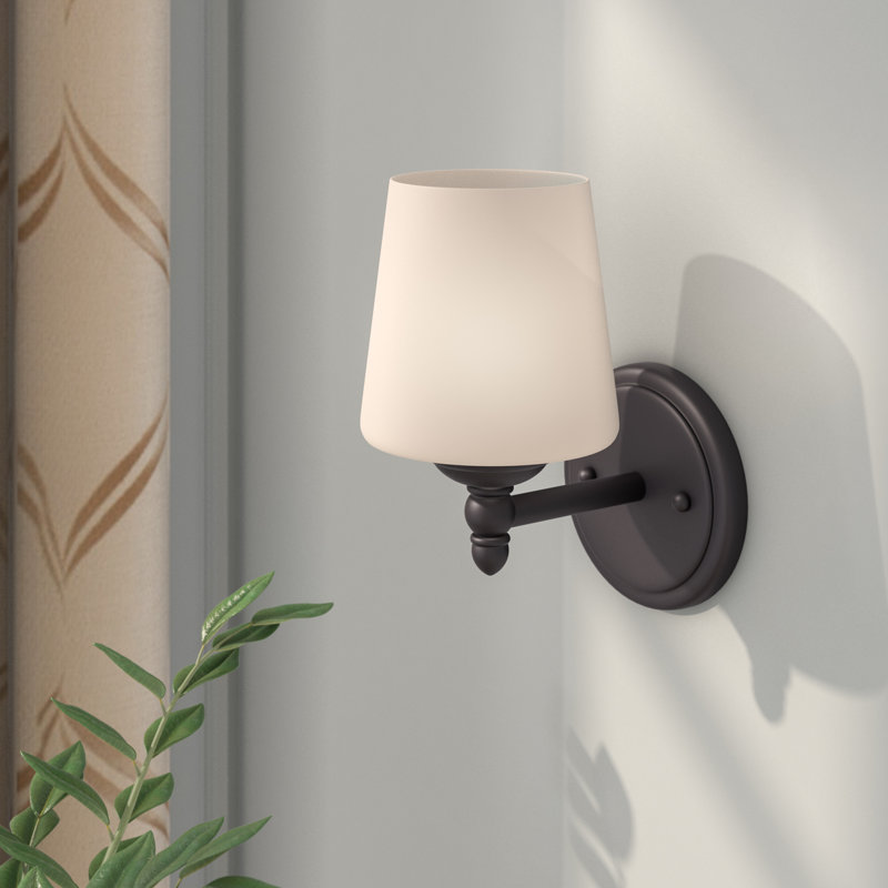 Aghaboy Steel Armed Sconce, Oil Rubbed Bronze