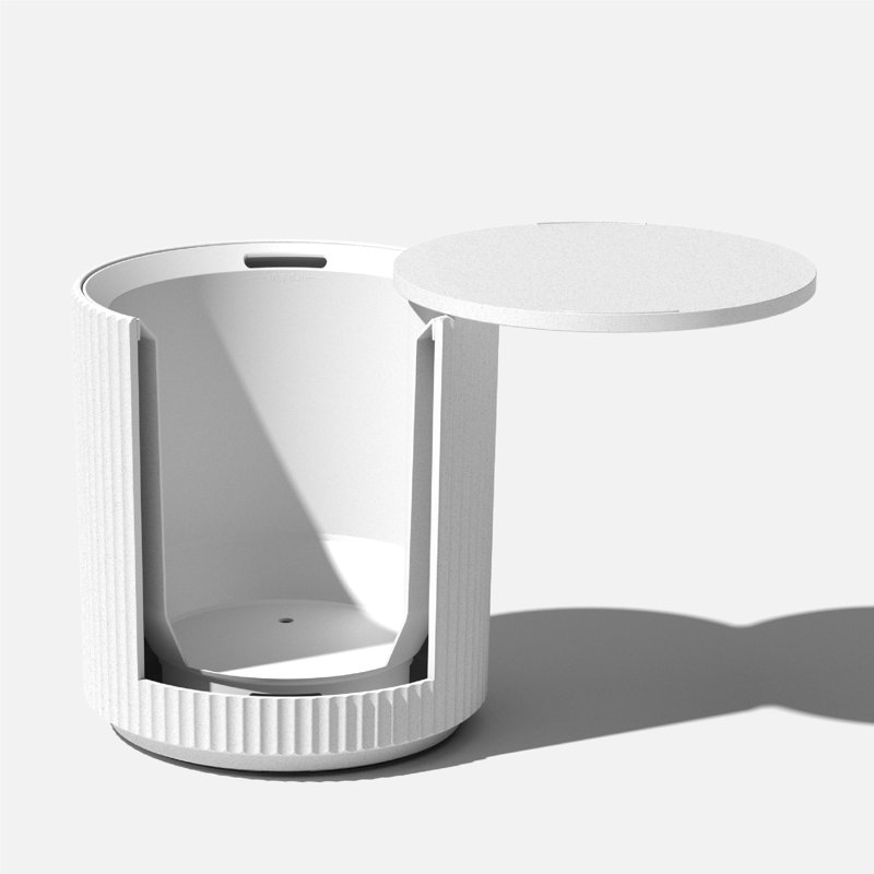 Veradek Chill Side Table, White