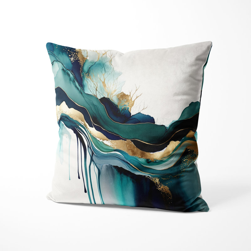 Coussin décoratif Abstract Abstract, H 16 po x l 16 po