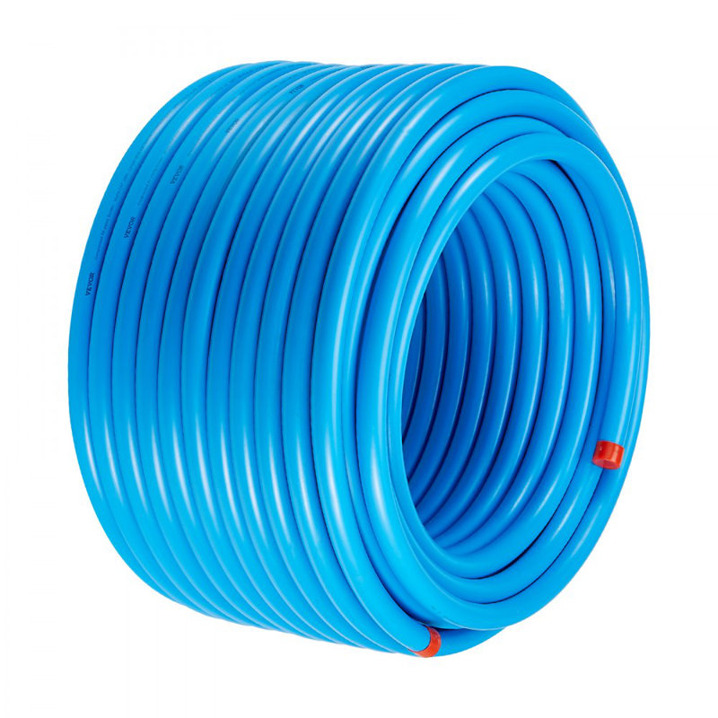 Air Compressor Line Kit 3/4'' x 200FT HDPE/Aluminum Shop Air Piping System Blue, 12.79" H x 20.3" W x 20.3" 