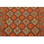 Tapis oriental orange / crème en laine noué à la main 3 pi 1 po x 5 pi 0 po Paran