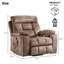 Ensemble de 5 fauteuils inclinables Khismi-111282922