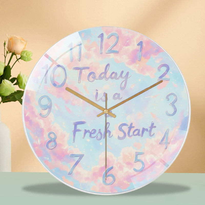 Horloge murale Pastel