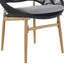 Chaise de salle à manger en osier de style papasan Cyril-2093604839