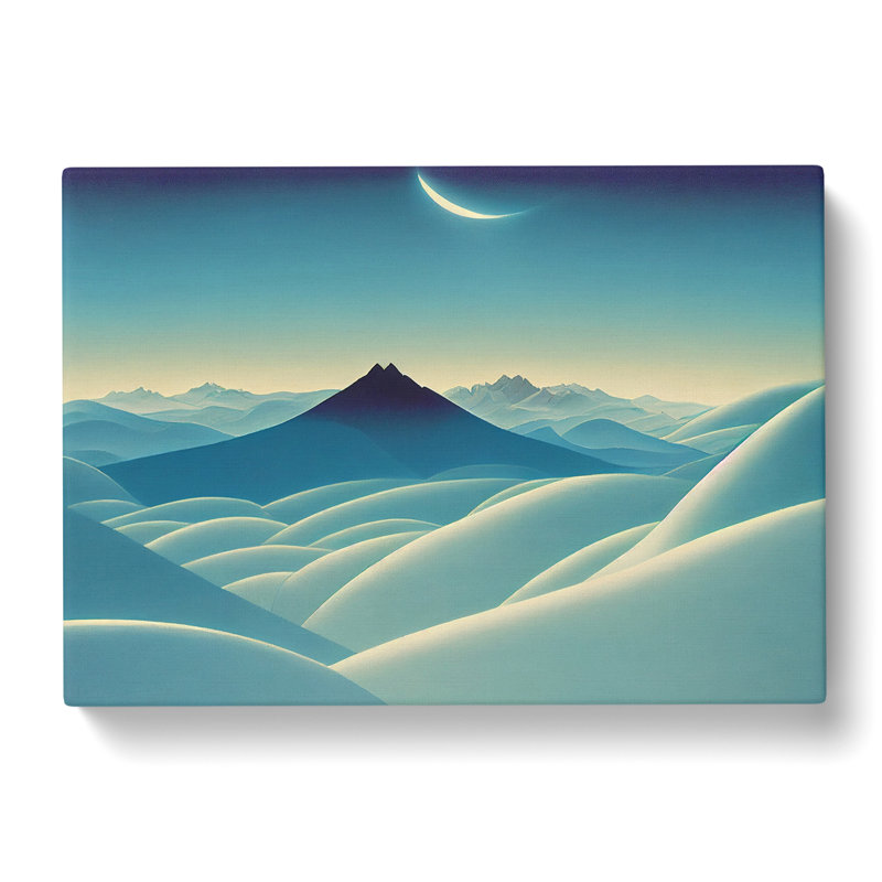 Irresistible Winter Mountains - Wrapped Canvas, 35cm H x 50cm W x 3cm D