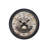 Clocks, 20" Round, Wall Clock, Antique Brown, Transitional