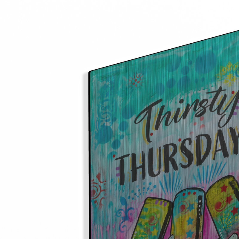 «Cheers - Thirsty Jeudi» par Dean Russo, H 24 po x l 16 po