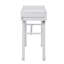 Bureau de meuble-lavabo en métal avec un tiroir, blanc-944614356
