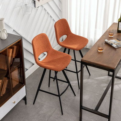 Ensemble de 2 tabourets de bar à hauteur de comptoir
