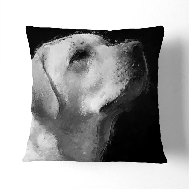 Square Throw Cushion, White, 55cm H x 55cm W x 20cm D