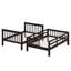 Lit superposé double en bois avec rangement-776046805