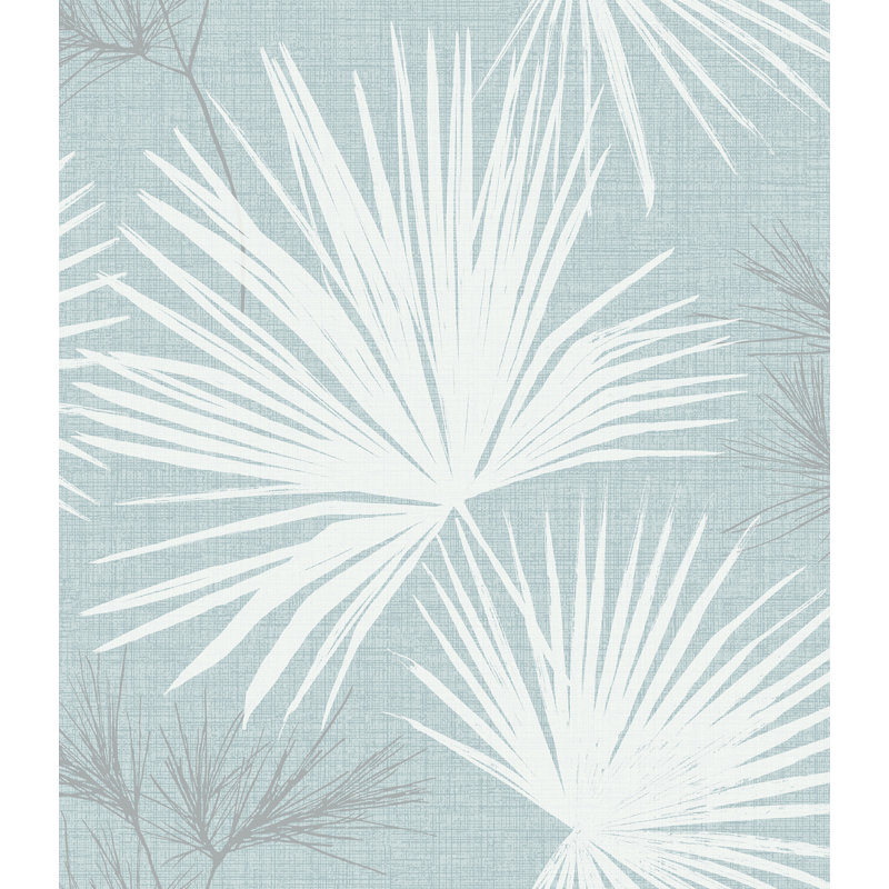 Papier peint Hatteras Palms, Bleu