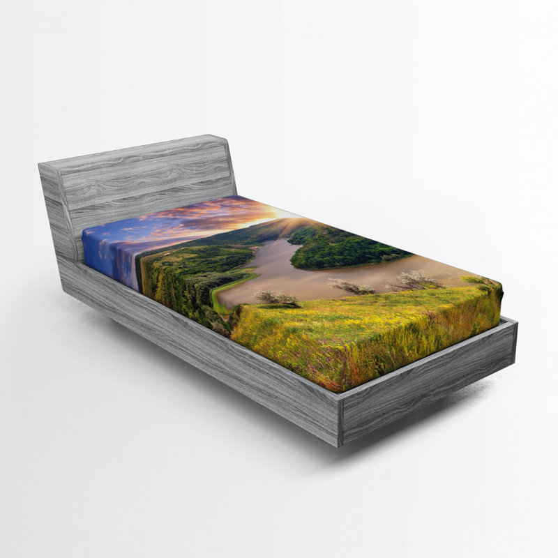 Drap ajusté nature, Drap-housse de taille simple