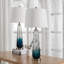 Lampe de table en verre Aislin avec interrupteur à 3 voies (ensemble de 2)