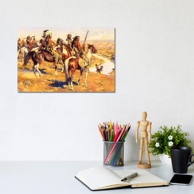 War Party By David Mann - Wrapped Canvas Painting by David Mann - Wrapped Canvas Painting