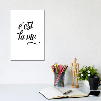 C'Est La Vie by Nouveau Prints - Wrapped Canvas Gallery-Wrapped Canvas Giclée