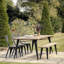 Mikkelson Rectangular Outdoor Dining Table - 100 cm W 220 cm D