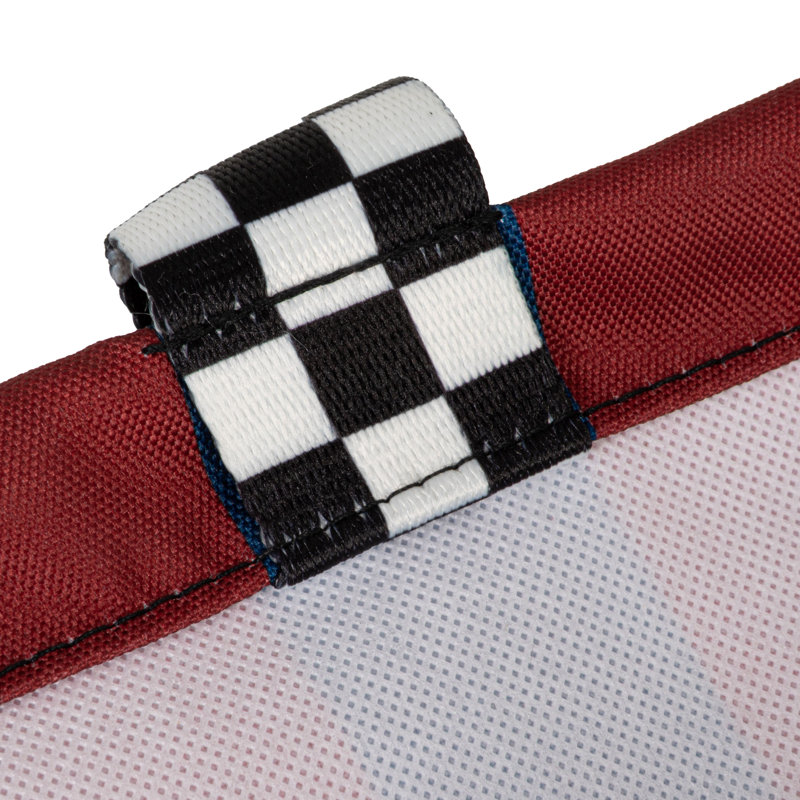 Sac fourre-tout polyvalent avec poches Maiko Krush, Rayé rouge / bleu