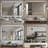 32 Black Frame LED Vanity Wall Mirror With Rounded Corners, Defogging, Temperature Display, Tri-Color Light, And Tempered Glass | Gift Idea-753821874-753821881