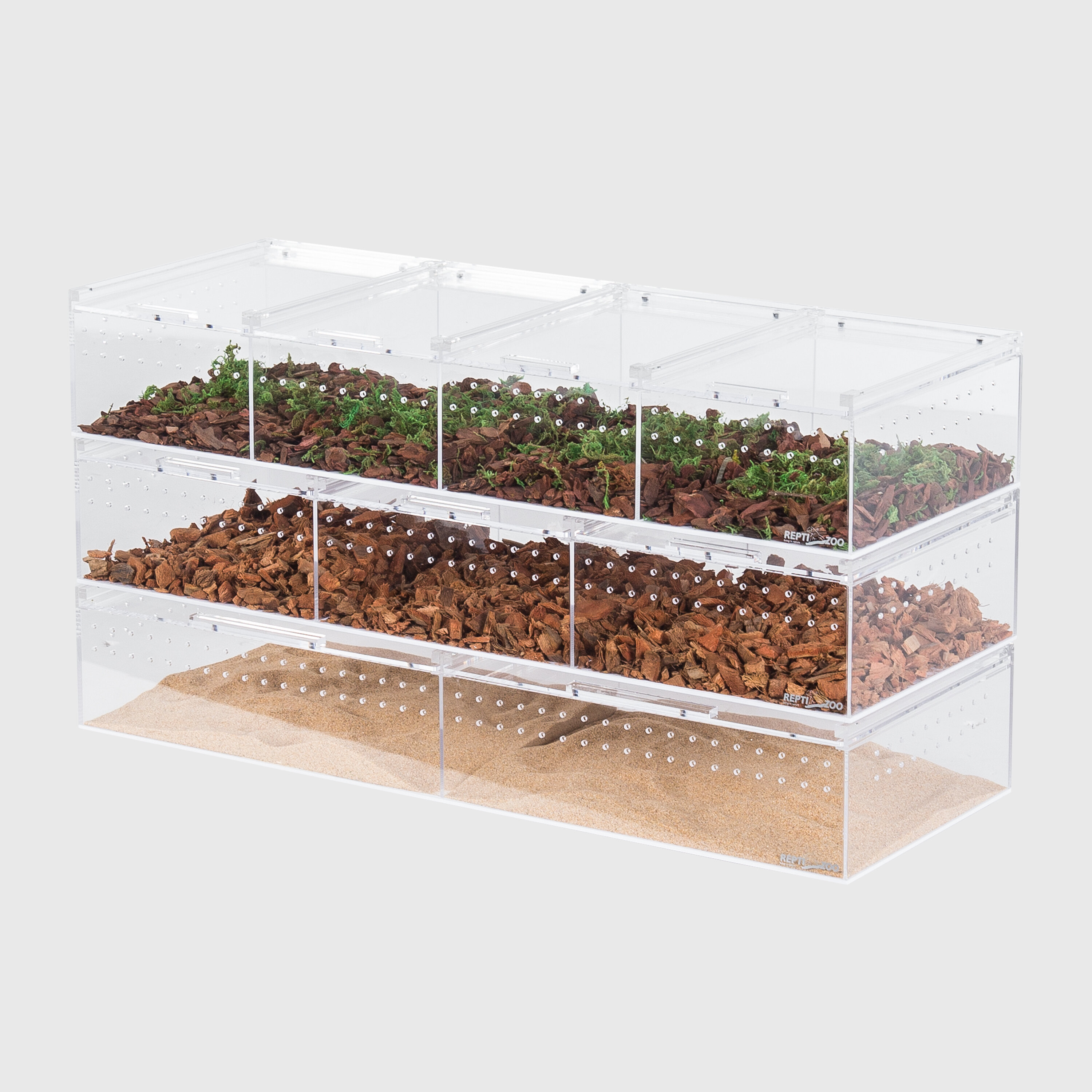 Terrarium Acrylique transparent Reptizoo - plusieurs dimensions disponibles