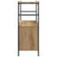 Bookshelf Engineered Wood, Metal Medium Bookshelves-1963394726