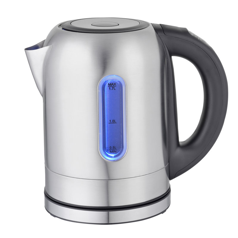 Méga chef 1,8 pte Bouilloire électrique en acier inoxydable