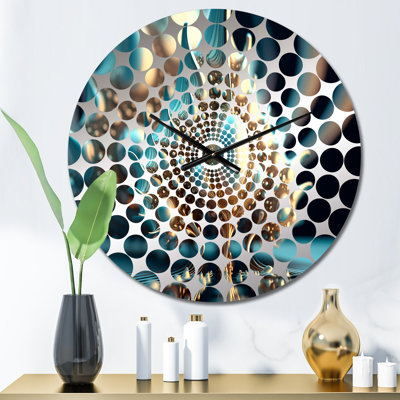 Horloge murale Tigard - Fractals