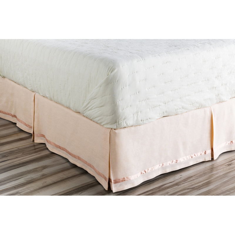 Versaille 15" Bed Skirt, Gray, Twin