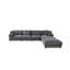 Canapé modulaire réversible de 144 po avec repose-pieds Andreco-1895156690