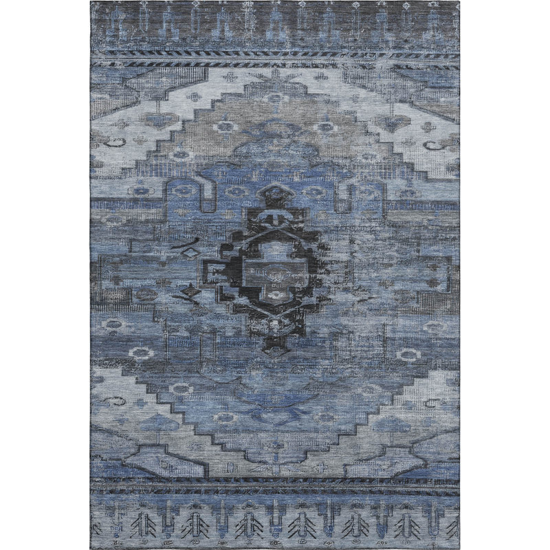 Premium Machine Washable Verlin AMF1776 Tribal Rug, Rectangle 3' x 5'