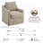 Swivel Accent Chair With Slipcover-1966342024