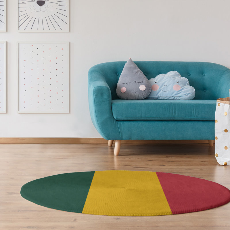 Tapis de l’intérieur de la forêt green national hockey, Rond 5 pi