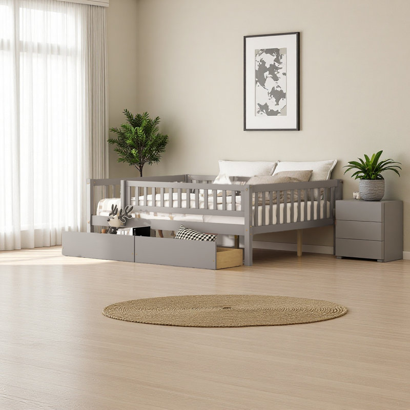 Wood Daybed, Gray
