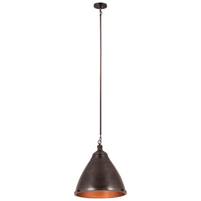 Katelyn 15'' Wide 1-Light Pendant - Brushed Steel