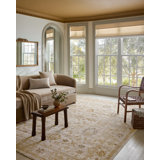 Magnolia Home by Joanna Gaines x Loloi Pace Natural / Gold Area Rug